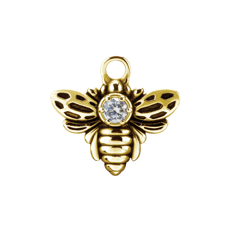 Charm abeille gold pvd