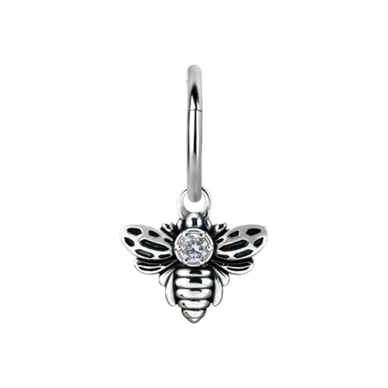 Charm abeille en acier chirurgical