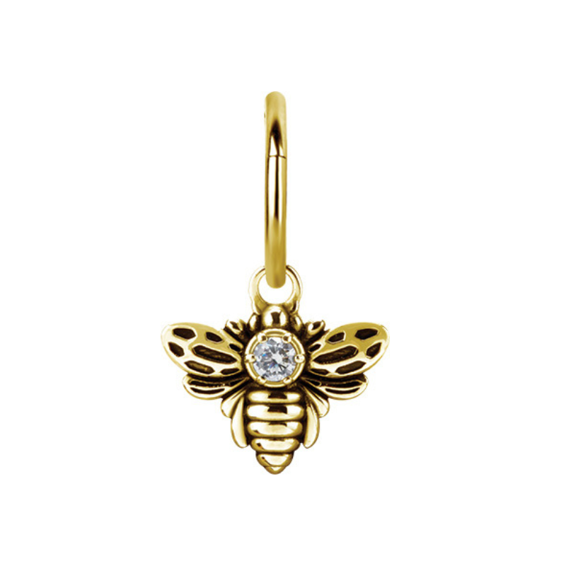 Charm abeille gold pvd