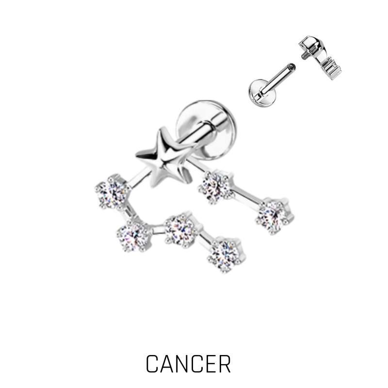 Piercing Zodiaque en Acier Chirurgical – Signe Astrologique
