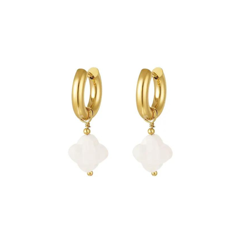 Boucles d'oreilles anneaux Selena en acier inoxydable