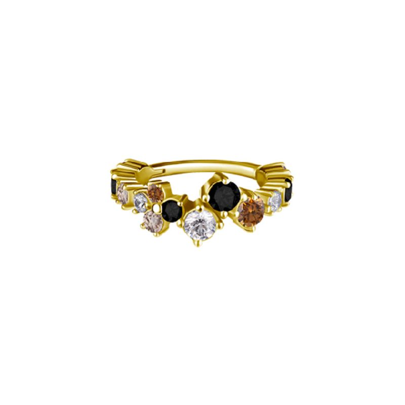 Anneau clicker oreille modèle BAYA en PVD Gold