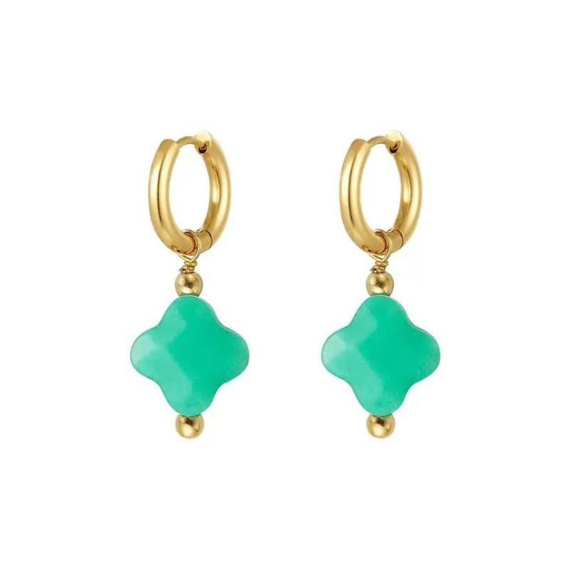 Boucles d'oreilles anneaux Serena en acier inoxydable
