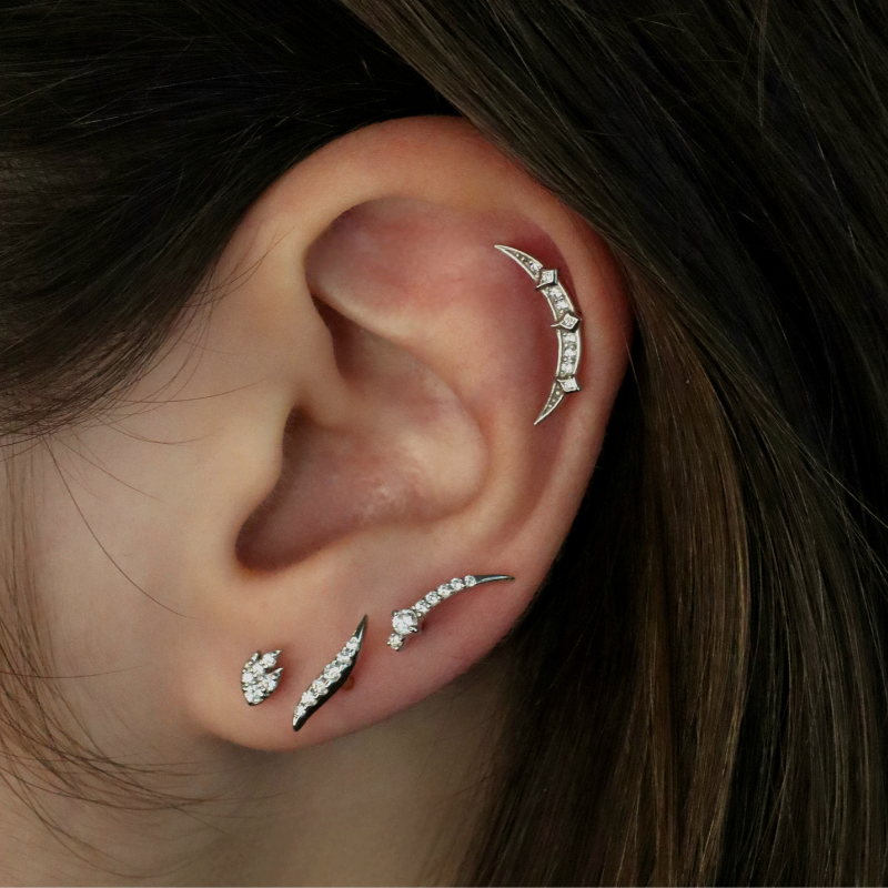 Piercing Bruce en argent 925