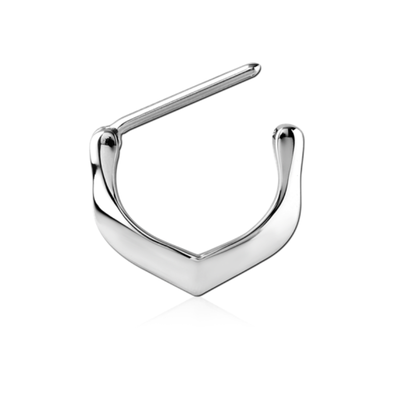 Piercing téton acier chirugical pendant