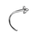 OUFER Body Piercing 14K Piercing Nez Or 20G Clou De Nez Stud En - 5
