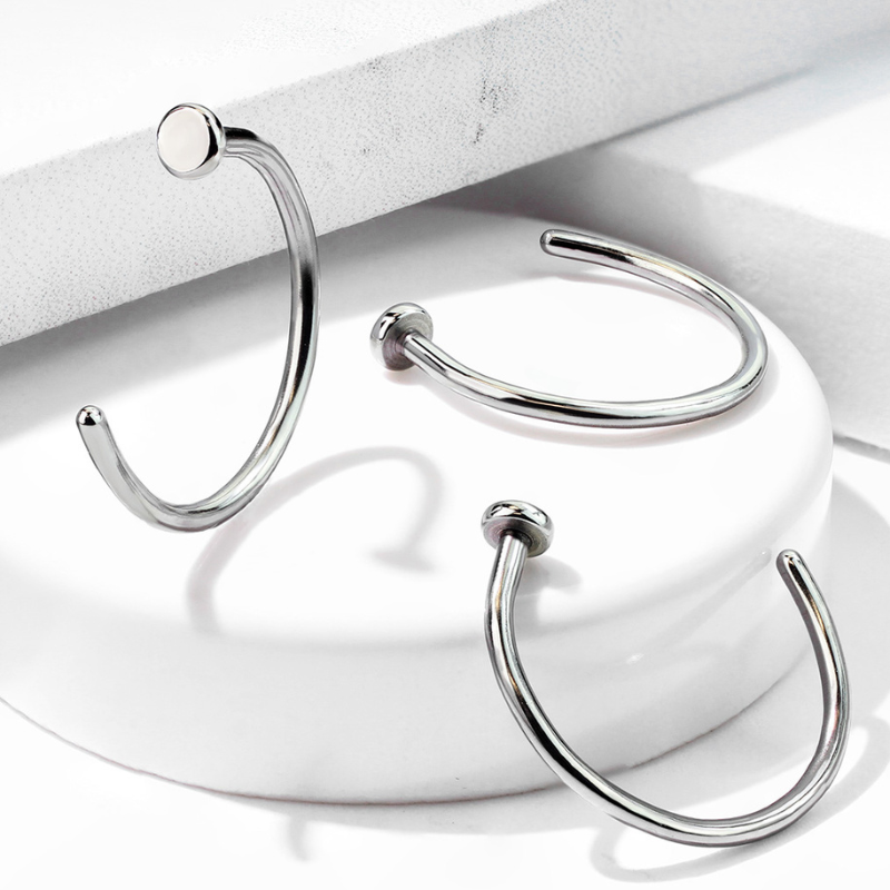 Piercing nez anneau en titane