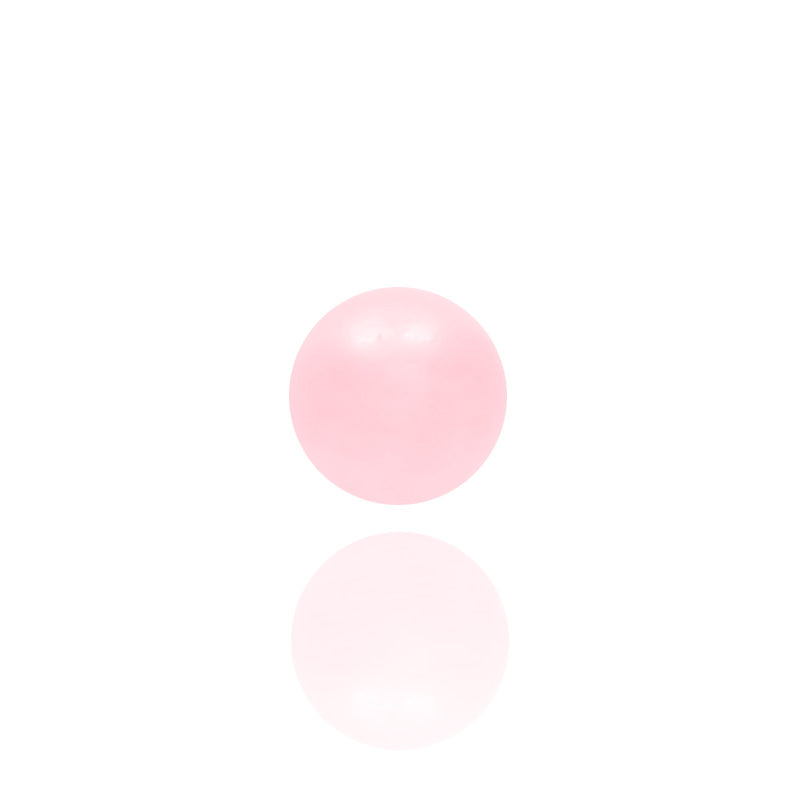 Piercing boule transparente en acrylique