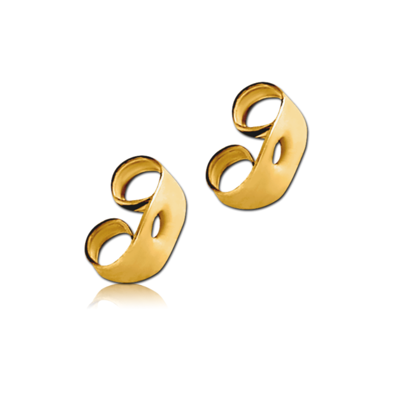 Fermoir PVD gold pour boucles d'oreille