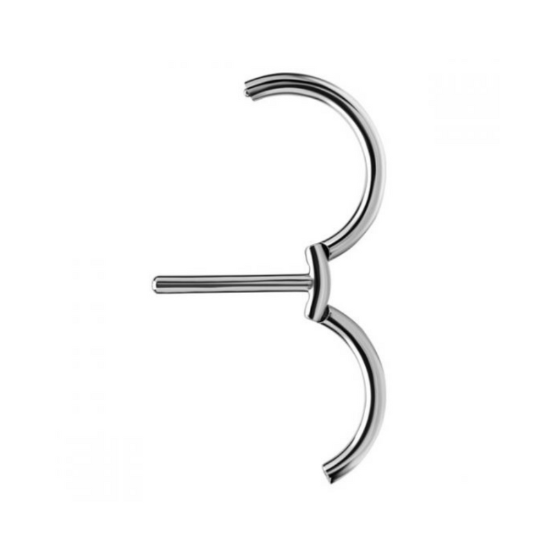 Piercing téton rond en acier chirurgical