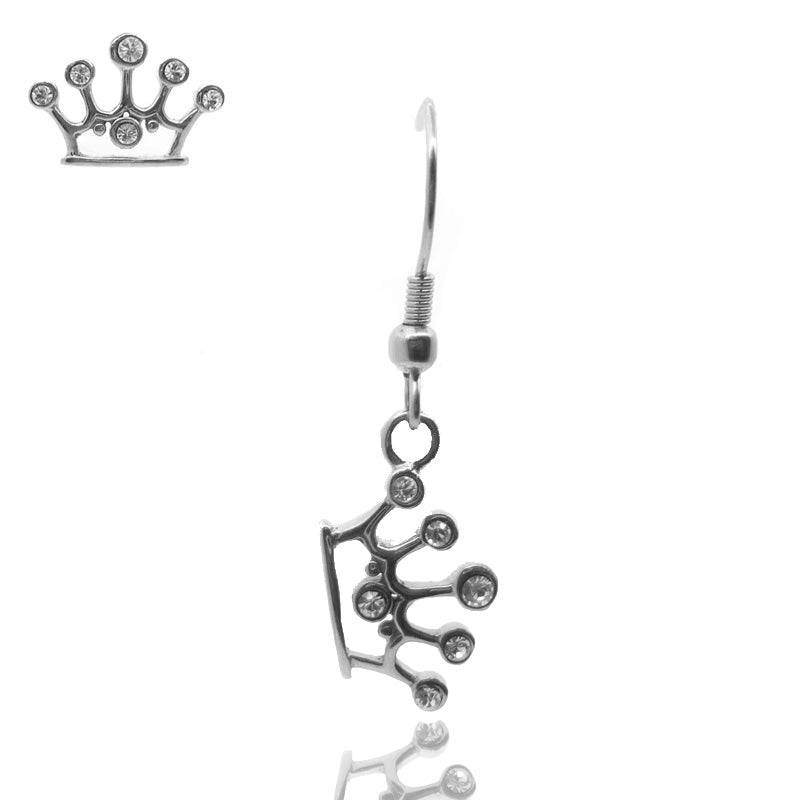 Piercing boucle oreille couronne