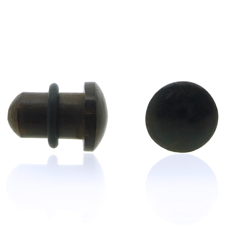 Piercing plug en bois exotique avec joint