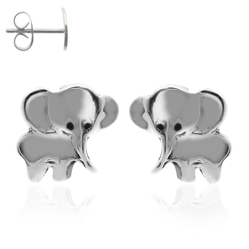 Boucles D'Oreilles Argent Sterling 925 Opale - Motifs Étoile De Mer, Champignon, Cœur, Éléphant, Lapin Ou Étoile