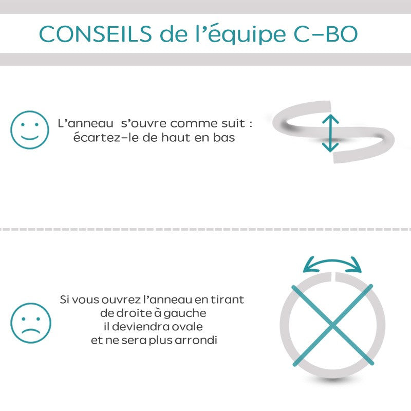 Anneau en acier 316L pour l'hélix avec fleur brillante