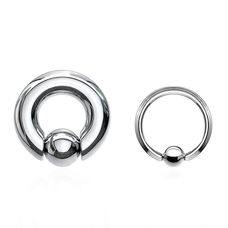 Piercing anneau boule clipable gros diamètre