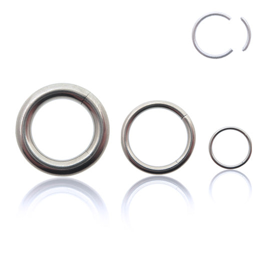 Piercing anneau segment acier chirurgical