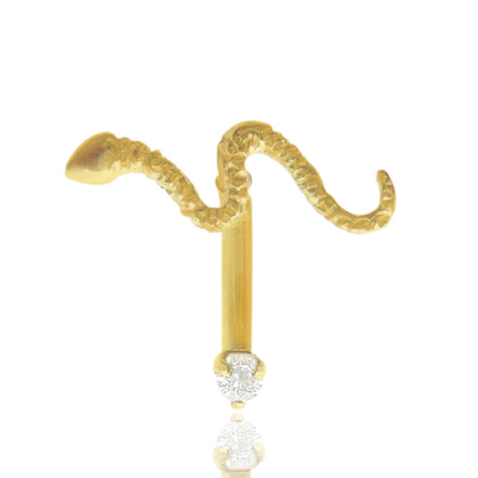 Piercing arcade or jaune serpent
