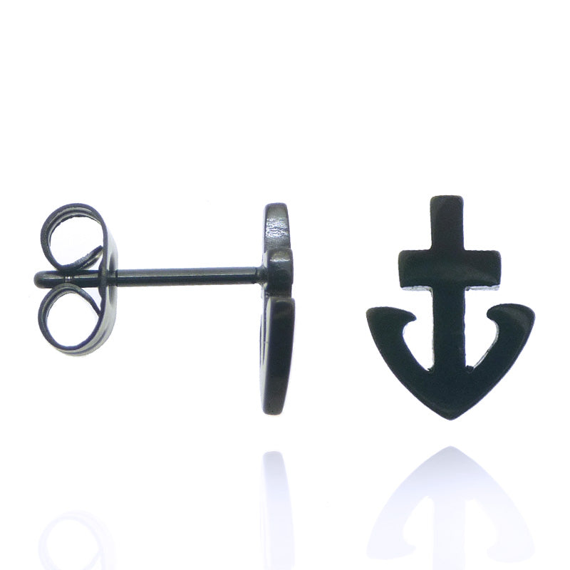 Piercing boucle oreille ancre marine