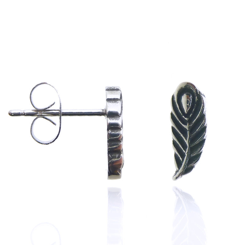 Piercing boucle oreille plume en acier