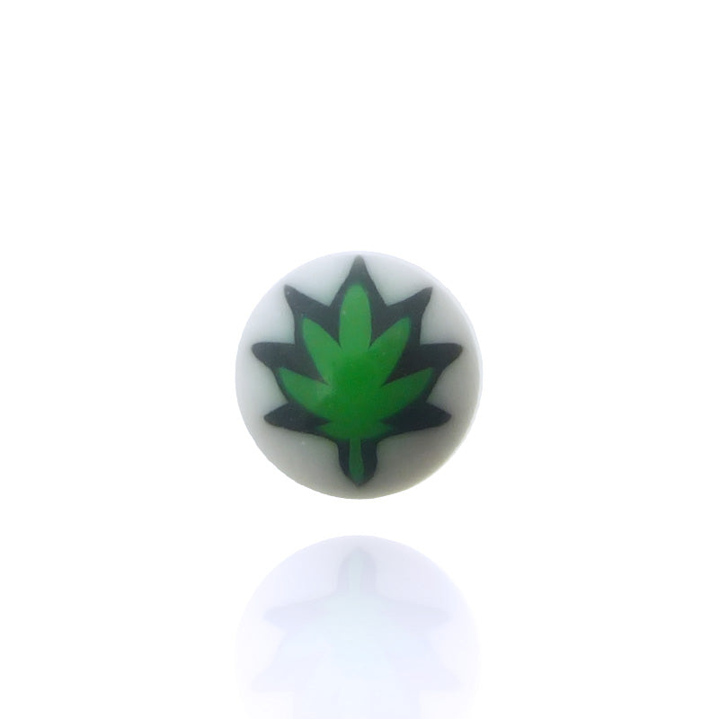 Piercing boule cannabis
