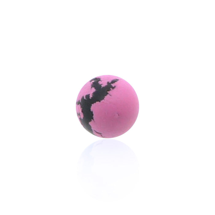 Boule de piercing acrylique craquelée