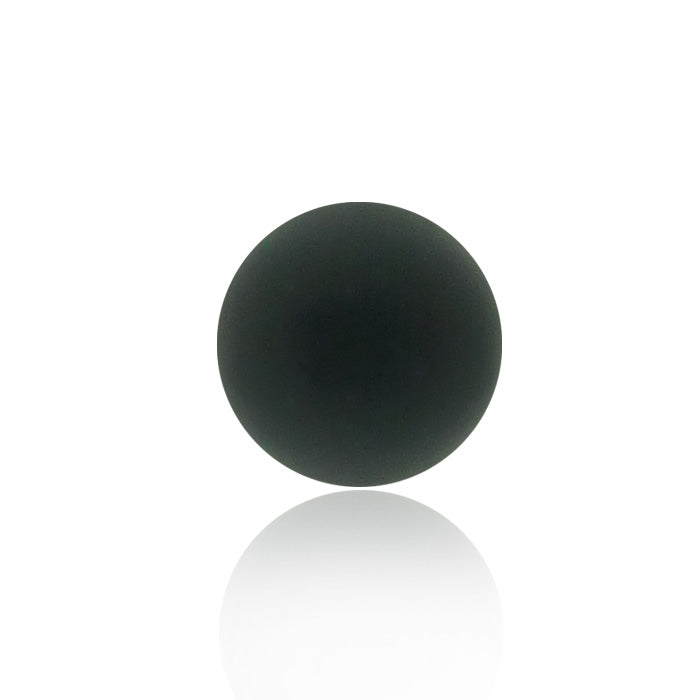 Boule de piercing  noire en acrylique