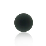 Boule de piercing  noire en acrylique