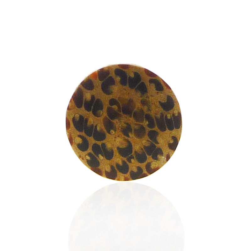 Piercing faux plug en bois de bambou