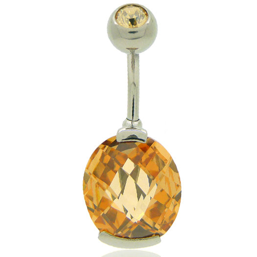 Piercing nombril zirconium