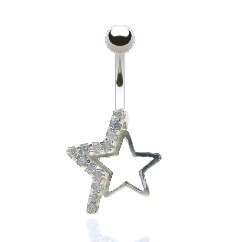 Piercing de nombril étoile