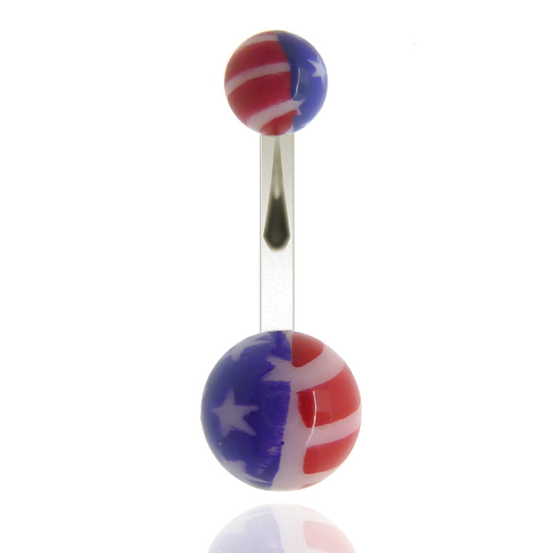 Piercing nombril acrylique