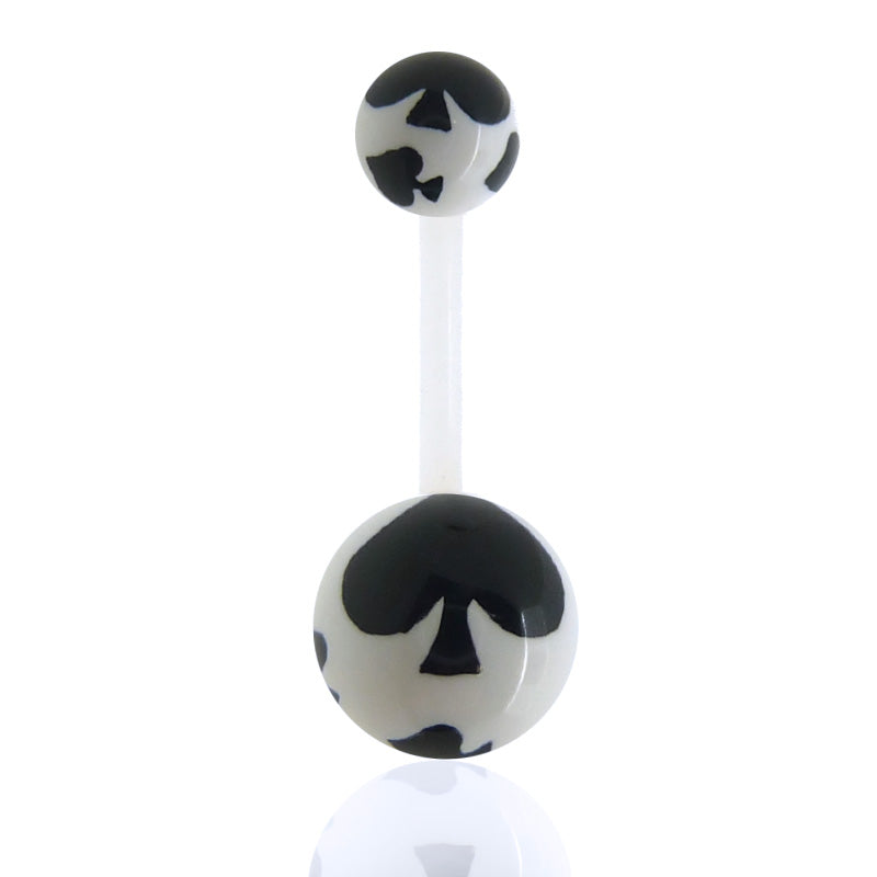 Piercing nombril bioplast boules pique