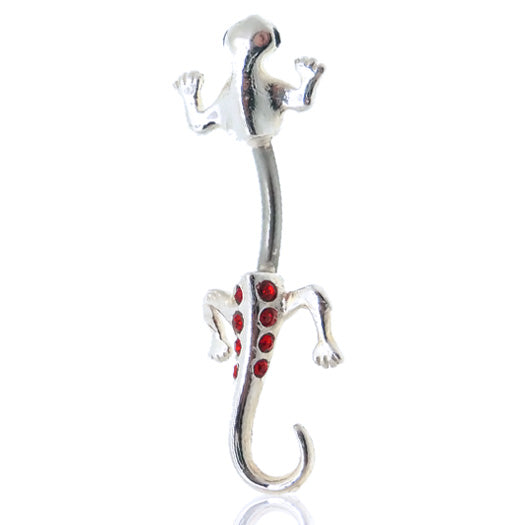 Piercing nombril argent double
