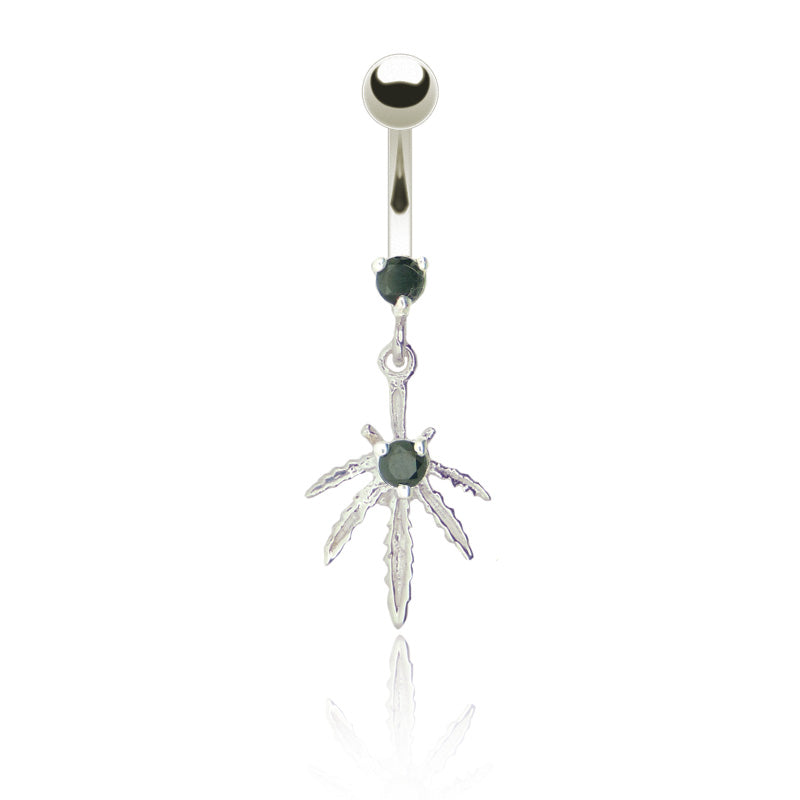 Piercing nombril cannabis