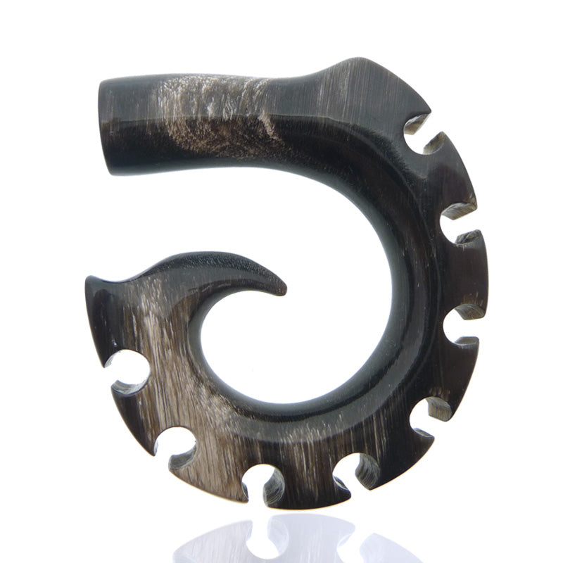 Piercing écarteur oreille en corne de buffle