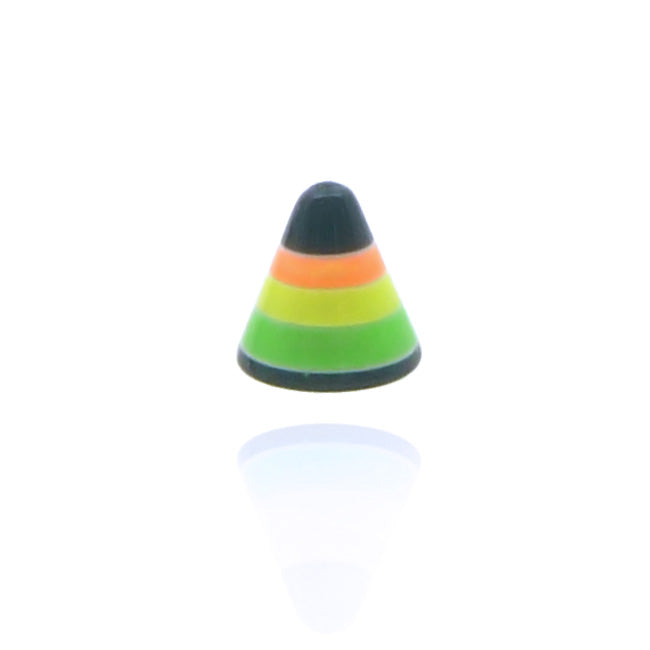 Piercing spike rayé pour piercing