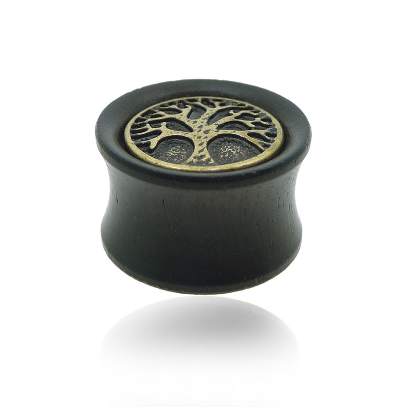 Plug en bois d'ébène avec arbre