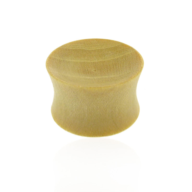 Plug pour le lobe d'oreille en bois clair