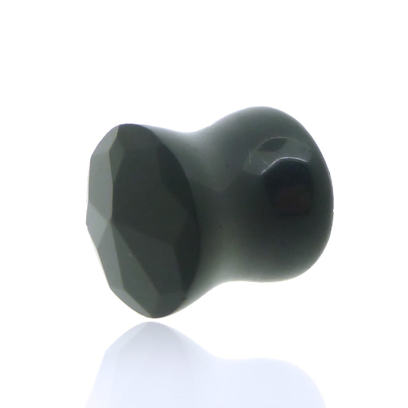 Piercing plug pyrex noir