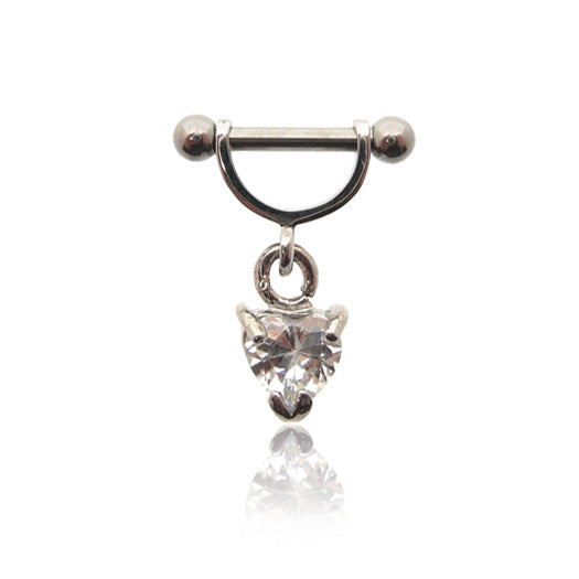 Piercing sexe pendentif coeur