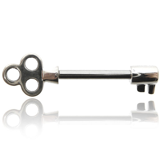 Piercing téton acier chirurgical clé