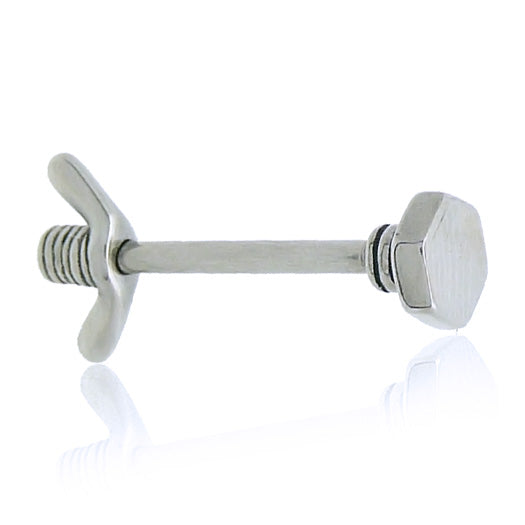 Piercing teton en acier chirurgical