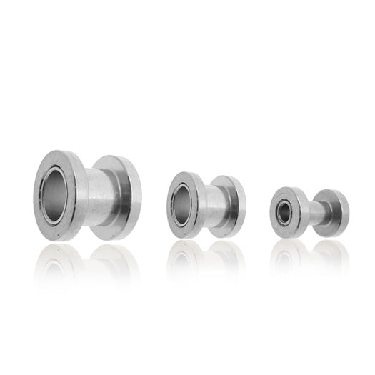 Piercing tunnel pour le lobe en acier chirurgical