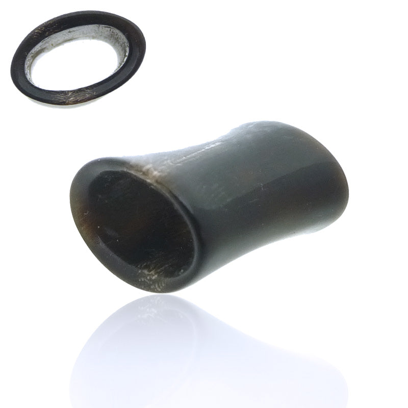 Piercing tunnel oreille corne de buflle