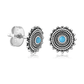 Boucle d'oreille en acier chirurgical style tribal