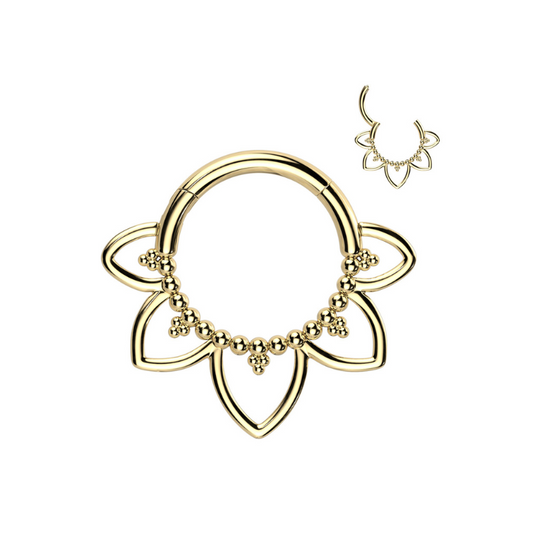 Anneau clicker titane: "Volupté"!