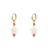 Boucles d'oreilles Angélina en acier inoxydable