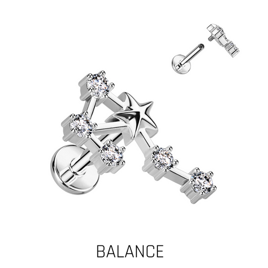 Piercing Zodiaque en Acier Chirurgical – Signe Astrologique