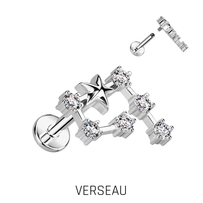 Piercing Zodiaque en Acier Chirurgical – Signe Astrologique