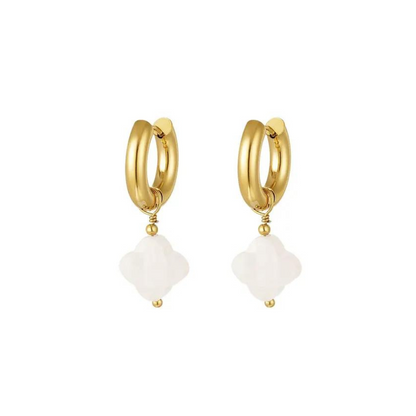 Boucles d'oreilles anneaux Selena en acier inoxydable